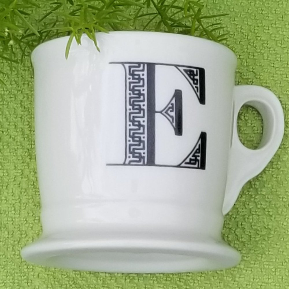 Anthropologie Monogram Mug (a.k.a. Mr. Mug) "E"